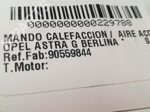 Climate control OPEL ASTRA G Hatchback (T98)  | BP9357908I5 