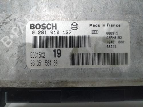 Engine control unit (ECU) CITROËN XSARA PICASSO (N68) 2.0 HDi | BP16367020M57 