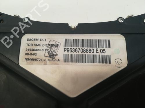 Instrument cluster PEUGEOT 307 (3A/C) 2.0 HDi 110 | BP9357344C47 