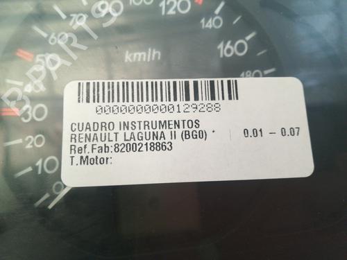 Instrument cluster RENAULT LAGUNA II (BG0/1_)  | BP9348124C47 