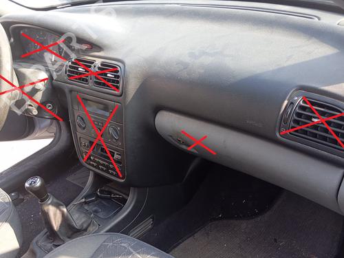 Used Dashboard PEUGEOT 406 (8B) 2.0 HDI 90 (90 hp) 24033971