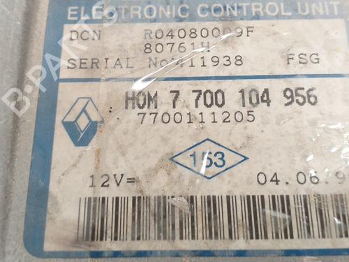 Engine control unit (ECU) RENAULT CLIO II (BB_, CB_)  | BP9349855M57 