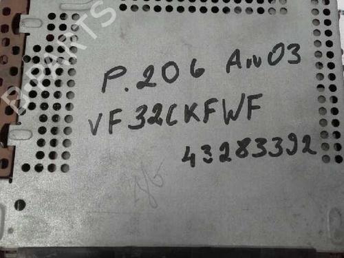 Bilradio PEUGEOT 206 Hatchback (2A/C)  | BP9348367E6 