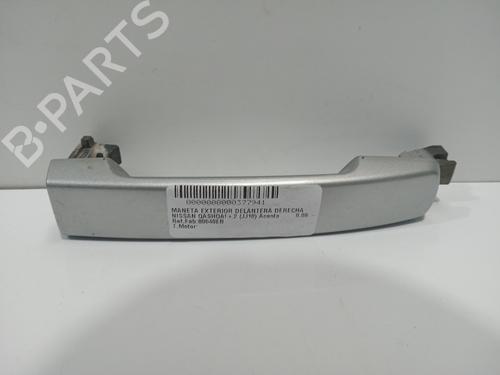 Høyre foran utvendig håndtak NISSAN QASHQAI / QASHQAI +2 I (J10, NJ10, JJ10E) 1.5 dCi (103 hp) 16237374