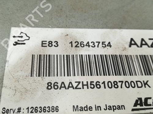Engine control unit (ECU) OPEL MERIVA B MPV (S10)  | BP12455582M57 