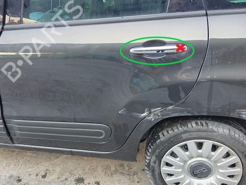 Used Rear left exterior door handle FIAT 500L (351_, 352_) [2012-2025]  21190687