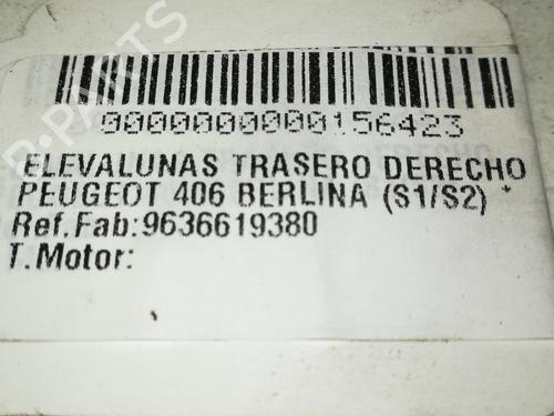 Rear right window mechanism PEUGEOT 406 (8B)  | BP9353698C25 