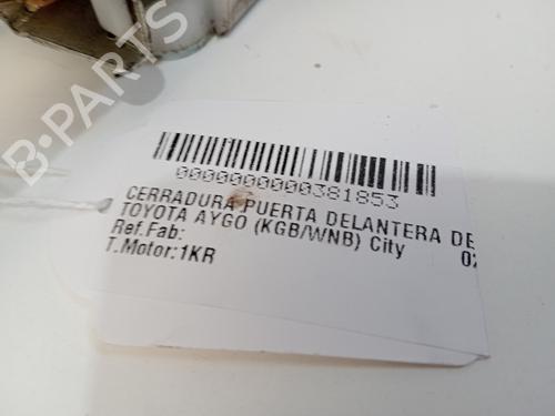 Front right lock TOYOTA AYGO (_B1_) 1.0 (KGB10_, KGB10R) | BP17393059C97 