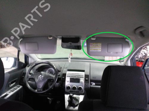 Højre solskærm MAZDA 5 (CR) 2.0 CD (CR19) (143 hp) 12285388