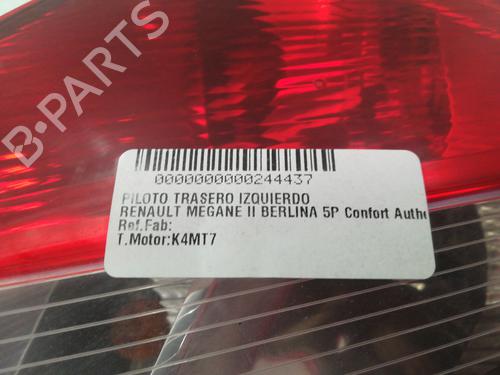 Left taillight RENAULT MEGANE II (BM0/1_, CM0/1_) 1.6 16V (BM0C, CM0C) | BP9358433C34 