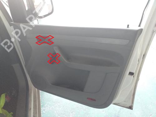 Used Front right interior door handle VW CADDY III Box Body/MPV (2KA, 2KH, 2CA, 2CH) 2.0 SDI (70 hp) 17230034