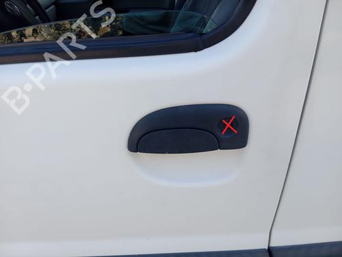 Used Front left exterior door handle NISSAN KUBISTAR Van (X76) 1.5 dCi 70 (68 hp) 29306156
