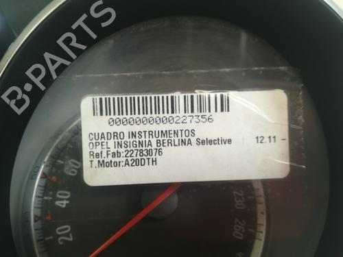Instrument cluster OPEL INSIGNIA A (G09)  | BP9357693C47 