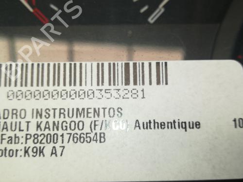 Instrument cluster RENAULT KANGOO (KC0/1_) 1.5 dCi (KC07) | BP15658668C47 