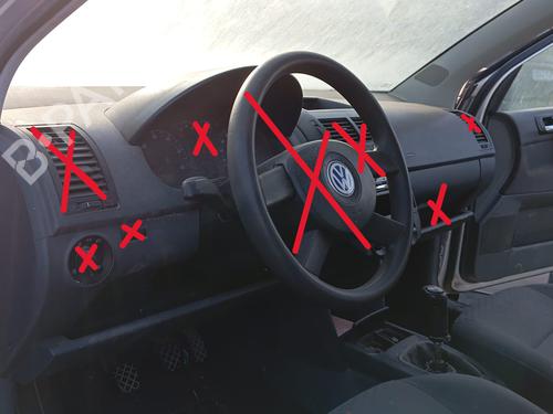 Used Dashboard VW POLO (9N_, 9A_) 1.2 12V (64 hp) 20338553