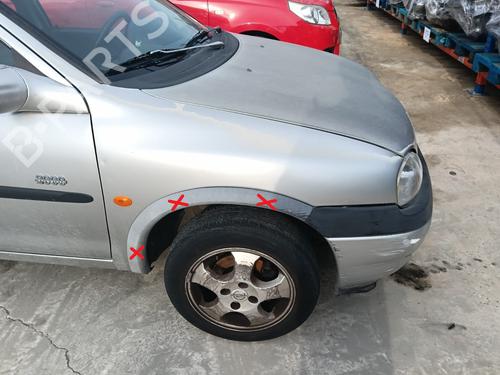 Used Right front fenders Right front fenders OPEL CORSA B (S93) 1.2 i 16V (F08, F68, M68) (65 hp) 34245188 34245188