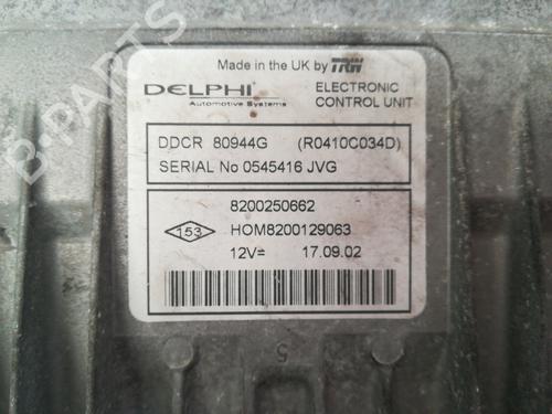 Engine control unit (ECU) RENAULT CLIO II (BB_, CB_)  | BP9360907M57 