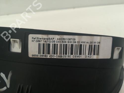 Instrument cluster PEUGEOT 407 (6D_) 2.0 HDi 135 (6DRHRH, 6DRHRE, 6DRHRG, 6DRHRJ) | BP9354727C47 