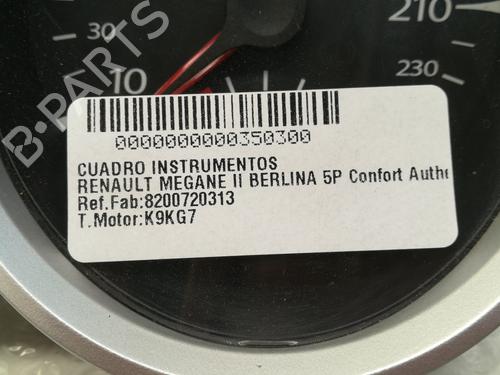 Instrument cluster RENAULT MEGANE II (BM0/1_, CM0/1_) 1.5 dCi (BM1F, CM1F) | BP15660249C47 