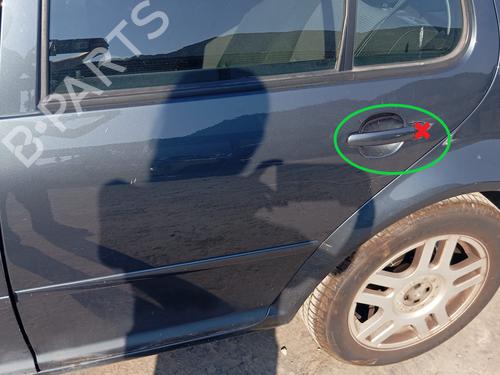 Türgriff hinten links außen für VW GOLF IV (1J1) 1.9 TDI (110 hp) 19075253