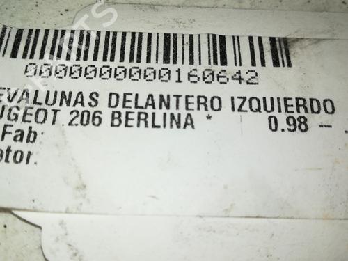 Front left window mechanism PEUGEOT 206 Hatchback (2A/C)  | BP9353990C22 