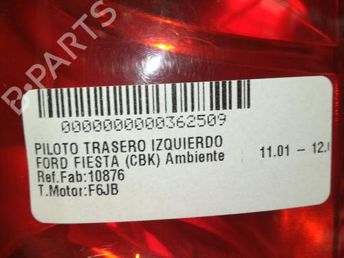 Left taillight FORD FIESTA V (JH_, JD_) 1.4 TDCi | BP13894907C34 