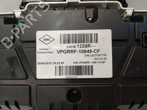 Instrument cluster RENAULT CLIO IV (BH_)  | BP20722705C47 