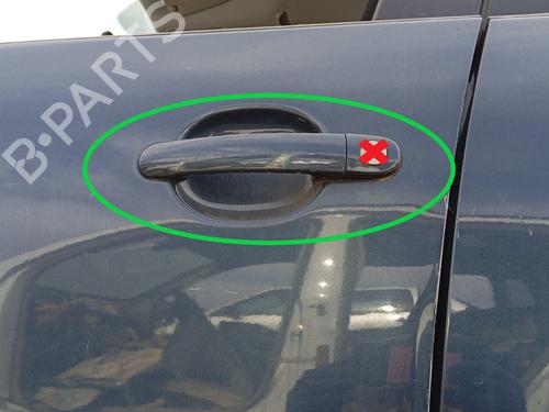 Used Front left exterior door handle VW GOLF V (1K1) 1.6 MultiFuel (102 hp) 16237316