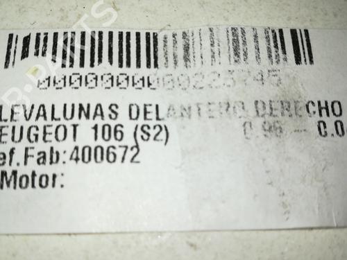 Front right window mechanism PEUGEOT 106 II (1A_, 1C_)  | BP9357470C23 