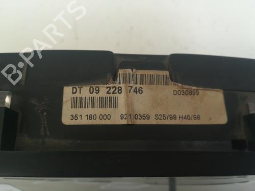 Instrument cluster OPEL ASTRA G Hatchback (T98)  | BP9348196C47 