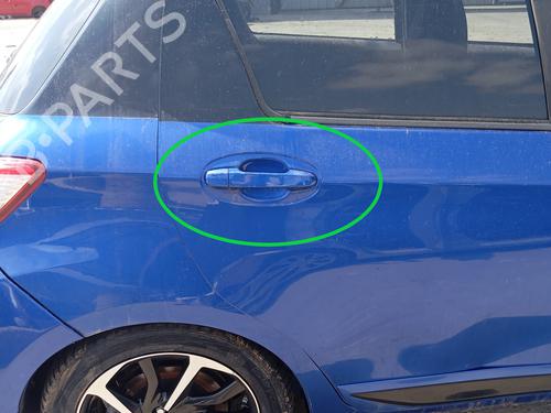 Used Rear right exterior door handle TOYOTA YARIS (_P13_) 1.5 Hybrid (NHP130_, NHP130) (101 hp) 28413392