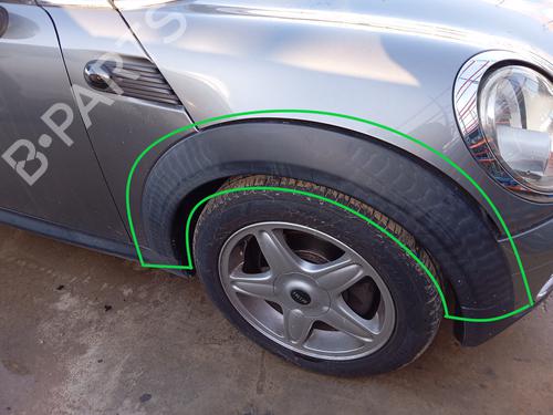 Højre fortil skærm liste MINI MINI (R56) Cooper (120 hp) 31654438