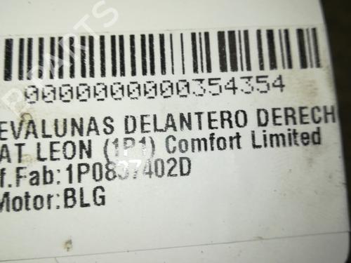 Front right window mechanism SEAT LEON (1P1)  | BP13313708C23 