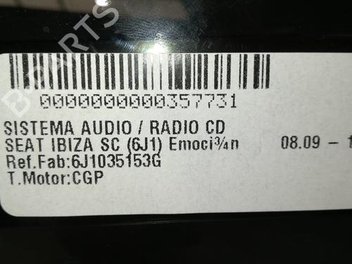 Radio SEAT IBIZA IV SC (6J1, 6P5)  | BP13523771E6 