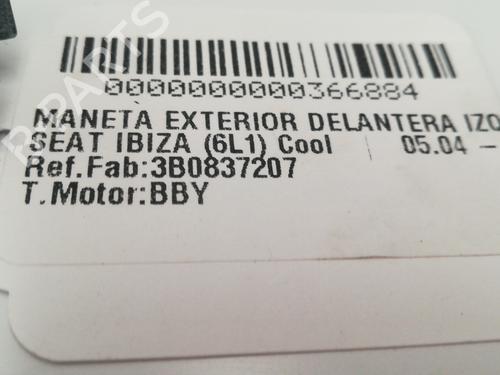 Front left exterior door handle SEAT IBIZA III (6L1)  | BP15518973C128