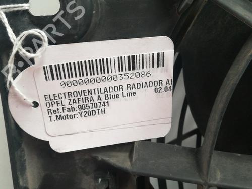 Radiator fan OPEL ZAFIRA A MPV (T98) 2.0 DTI 16V (F75) | BP13091307M35 