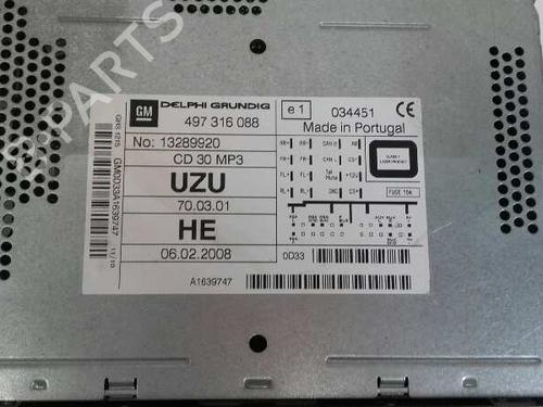 Radio OPEL CORSA D (S07)  | BP9355122E6 