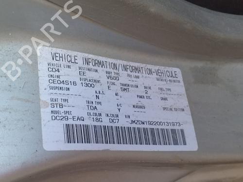 Generator MAZDA DEMIO (DW) 1.3 16V (DW3W, DW19) | BP11201100M7 