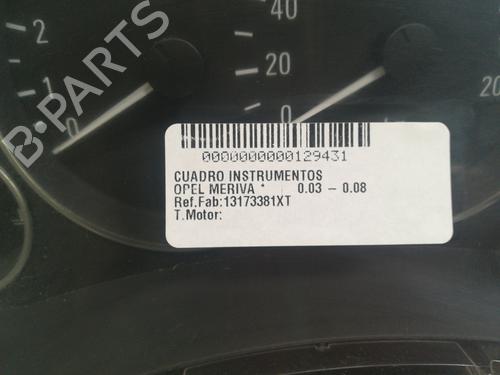 Instrument cluster OPEL MERIVA A MPV (X03)  | BP9348205C47 