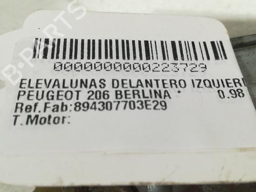 Front left window mechanism PEUGEOT 206 Hatchback (2A/C)  | BP9357459C22 