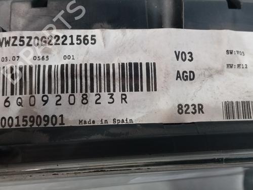 Instrument cluster VW POLO IV (9N_, 9A_) 1.4 16V | BP16066334C47 