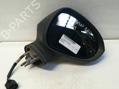Used Right mirror SEAT LEON (1P1) 1.6 TDI (90 hp) 9360957