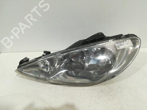 Used Left headlight PEUGEOT 206 Hatchback (2A/C) [1998-2012]  9350815