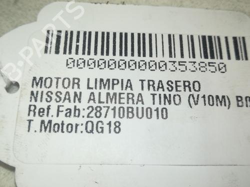 Rear wiper motor NISSAN ALMERA TINO (V10) 1.8 | BP15615956M102 