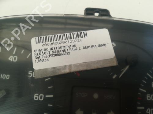 Instrument cluster RENAULT MEGANE I Classic (LA0/1_)  | BP9348091C47 
