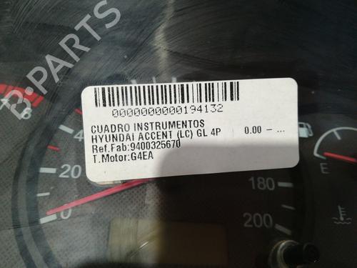 Instrument cluster HYUNDAI ACCENT II (LC) 1.3 | BP9355431C47 