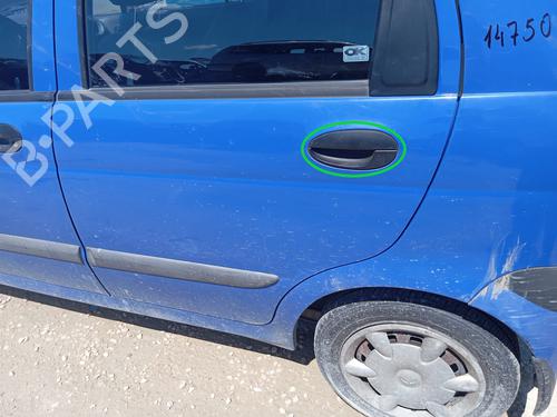 Venstre bak utvendig håndtak DAEWOO MATIZ (M100, M150) 0.8 (52 hp) 26140606
