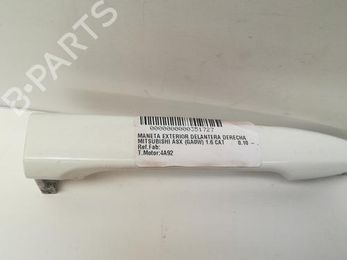 Højre fortil udvendigt håndtag MITSUBISHI ASX (GA_W_) [2009-2025]  12902081