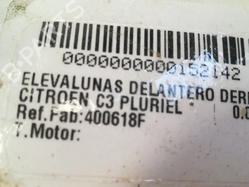 Front right window mechanism CITROËN C3 Pluriel (HB_)  | BP10246331C23 