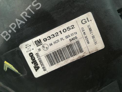 Left headlight OPEL MERIVA A MPV (X03) 1.7 CDTI (E75) | BP9354719C28 